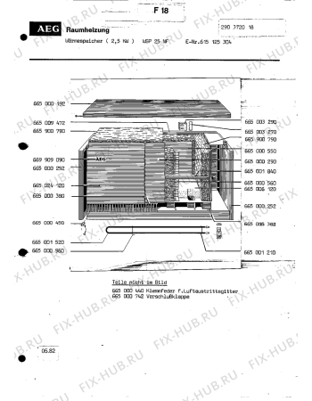 Взрыв-схема посудомоечной машины Aeg WAESP WE 2006 - Схема узла Section1